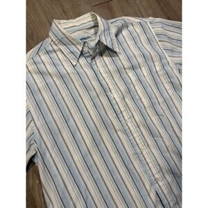 Mens Vintage Size M Ferruche Originals Short Sleeve Button Down Summer Shirt